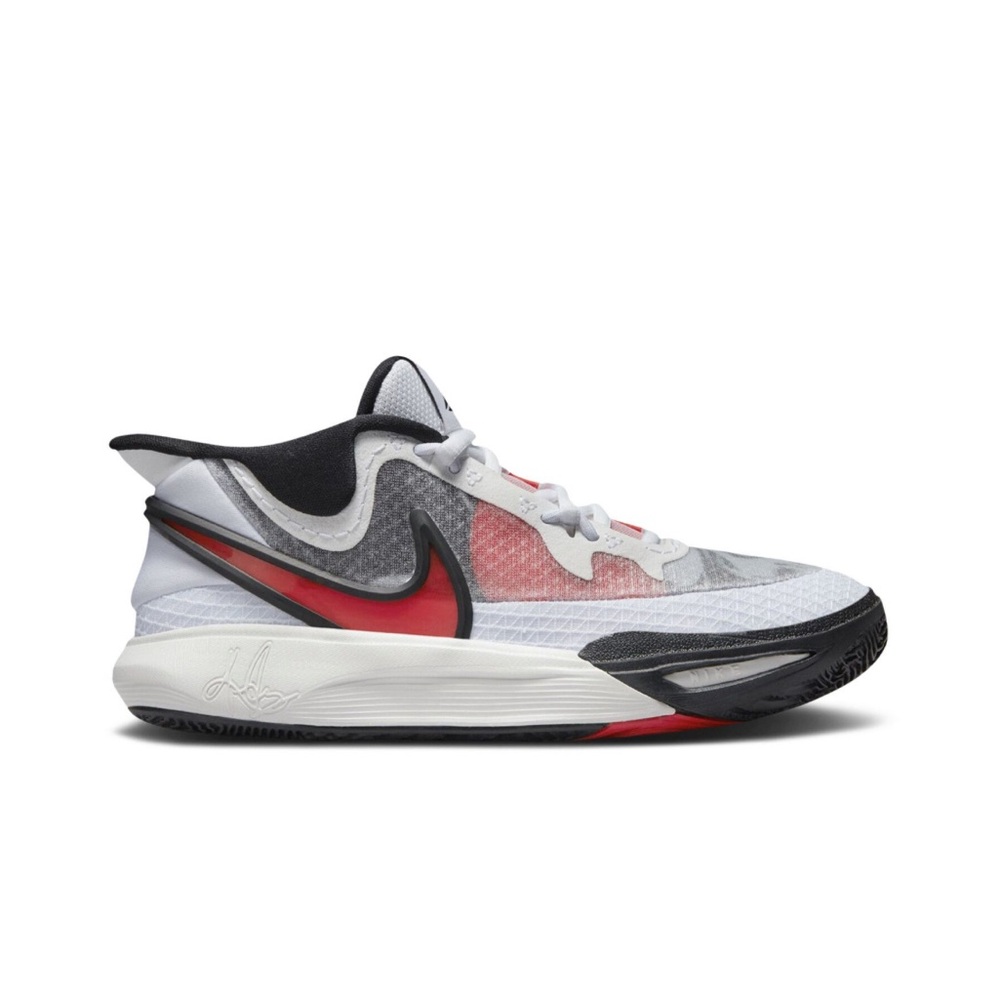 NIKE KYRIE 8 GO GS 'WHITE UNIVERSITY RED-BLACK’ NiB 4.5Y - Picture 2 of 15